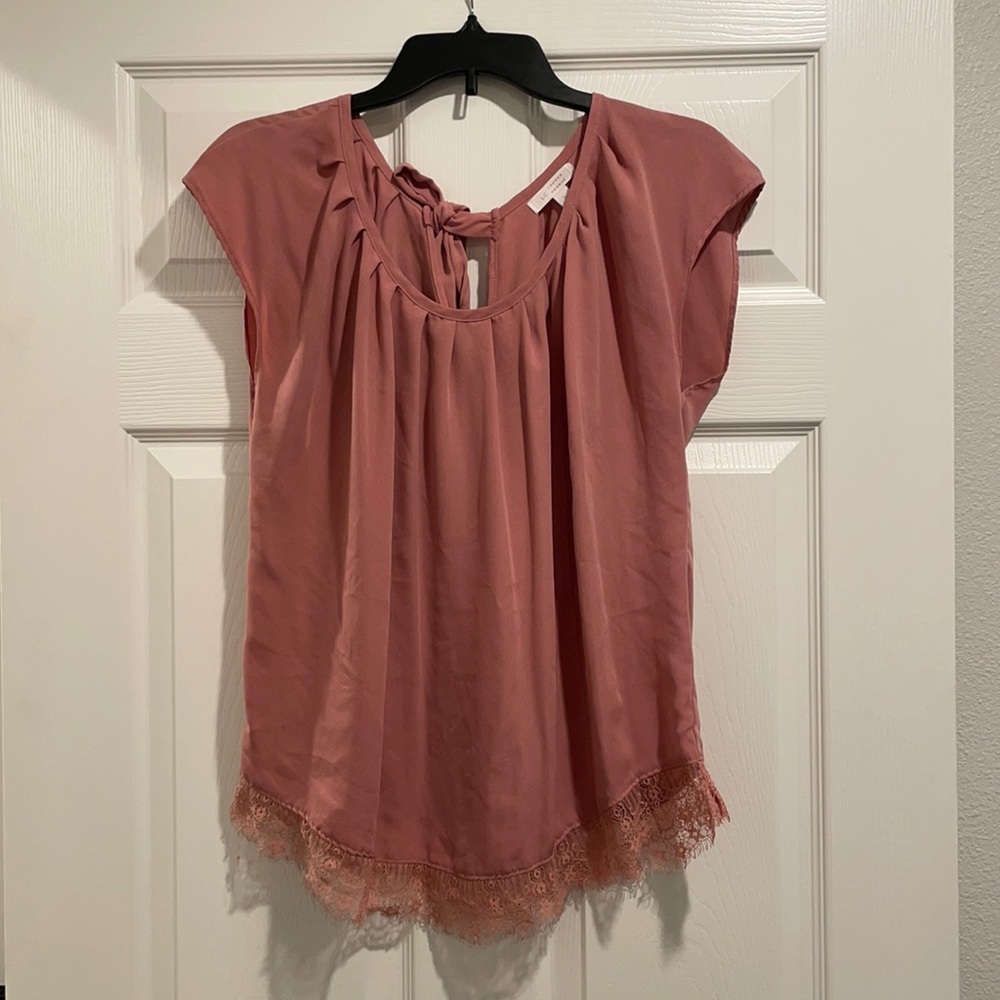 Pink blouse